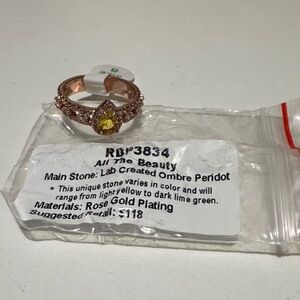 Bomb Party OG Peridot Ring